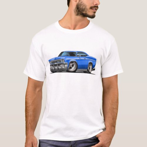 1965_66 Impala Blue Car T_Shirt