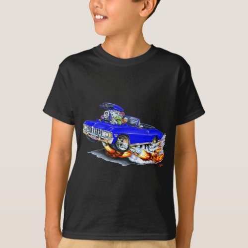 1965_66 Impala Blue Convertible T_Shirt