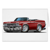 1965-66 Impala Maroon Convertible (Front Horizontal)