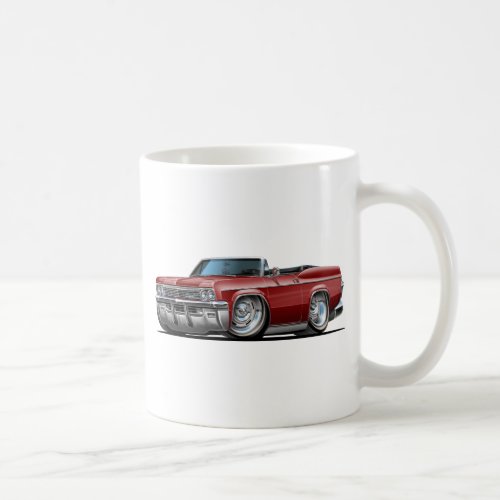 1965_66 Impala Maroon Convertible Coffee Mug