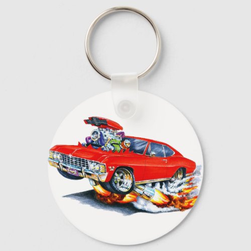 1965_66 Impala Red Car Keychain