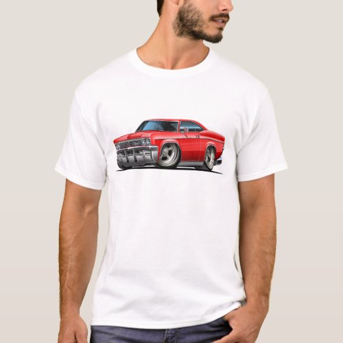 1965_66 Impala Red Car T_Shirt