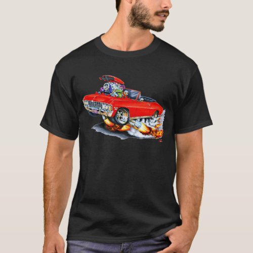 1965_66 Impala Red Convertible T_Shirt