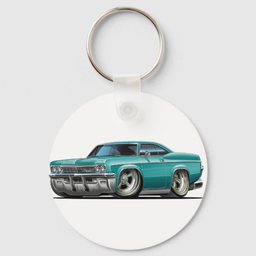 1965_66 Impala Teal Car Keychain