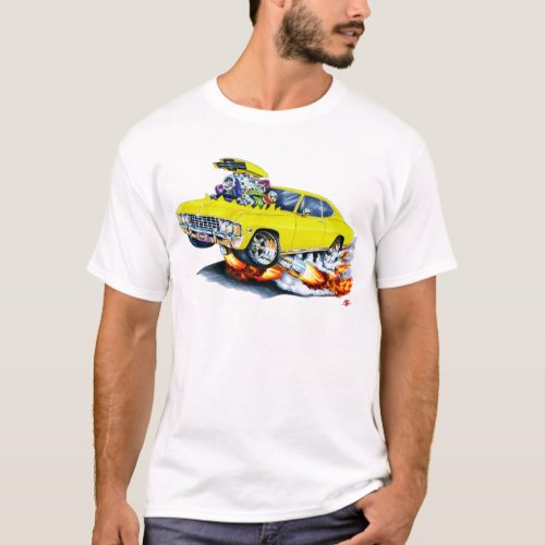 1965_66 Impala Yellow Car T_Shirt