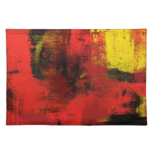1965 Abstract Cloth Placemat