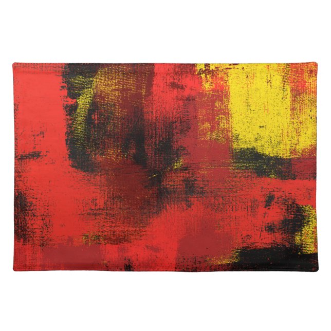 1965 Abstract Cloth Placemat (Front)