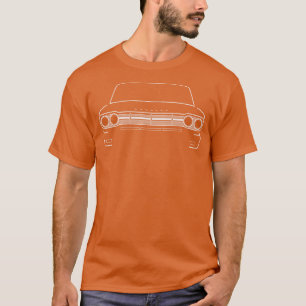 1965 AMC Rambler Classic white outline T-Shirt