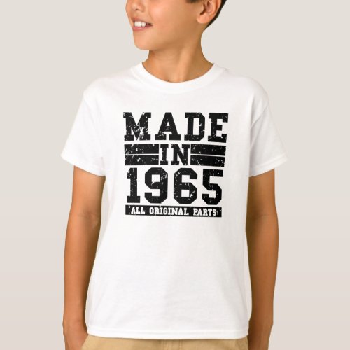 1965 Birthday Vintage Saying T_Shirt