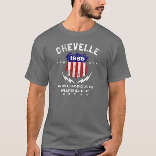 1965 Chevelle American Muscle v3 T-Shirt