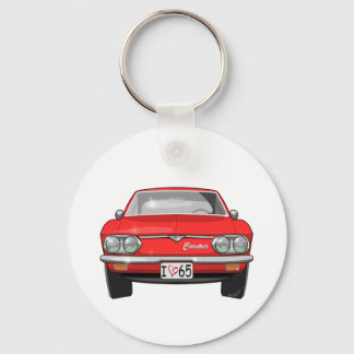 1965 Chevrolet Corvair Front View Keychain
