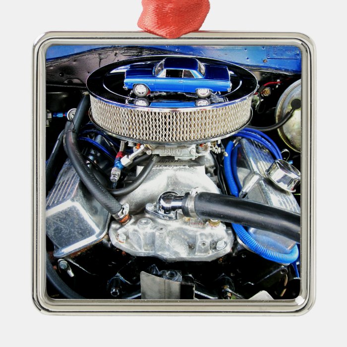1965 Chevy Chevelle Blue Ornament