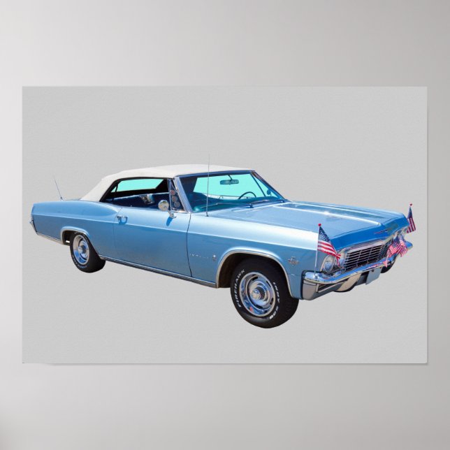 1965 Chevy Impala 327 Convertible Poster (Front)