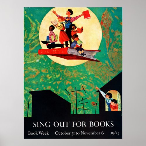 1965 Childrens Book Week Poster