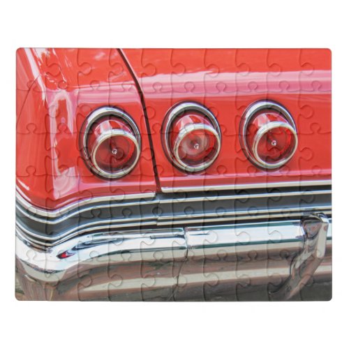 1965 Classic Car Taillights _ Tail Lights Jigsaw Puzzle