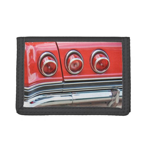 1965 Classic Car Taillights Trifold Wallet