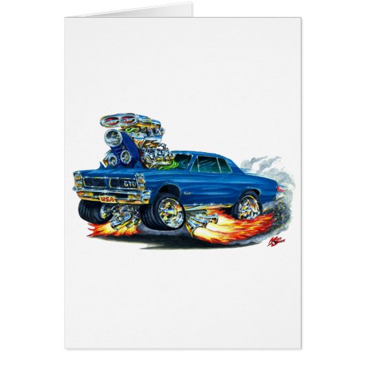 1965 GTO Blue Car (Front)