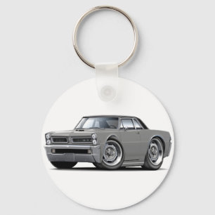 1965 GTO Grey-Black Top Keychain