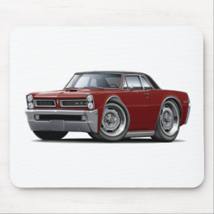 1965 GTO Maroon-Black Top Mouse Pad