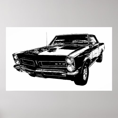 1965 GTO poster
