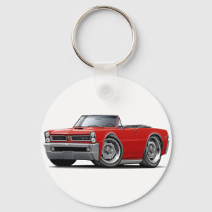1965 GTO Red Convertible Keychain