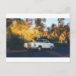 1965 Mercedes-Benz 220SEb coupe Postcard