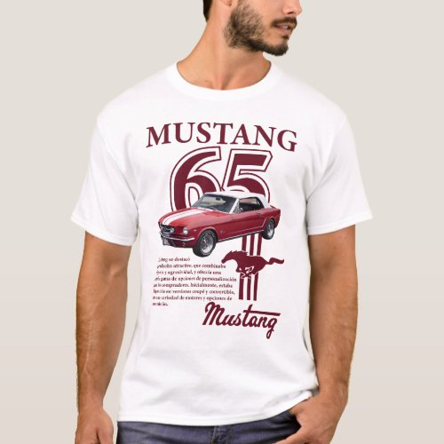 1965 Mustang T-Shirt – Classic American Muscle Car