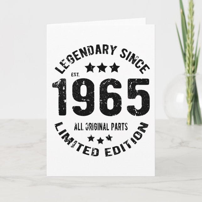 1965 Vintage Birthday Card (Front)