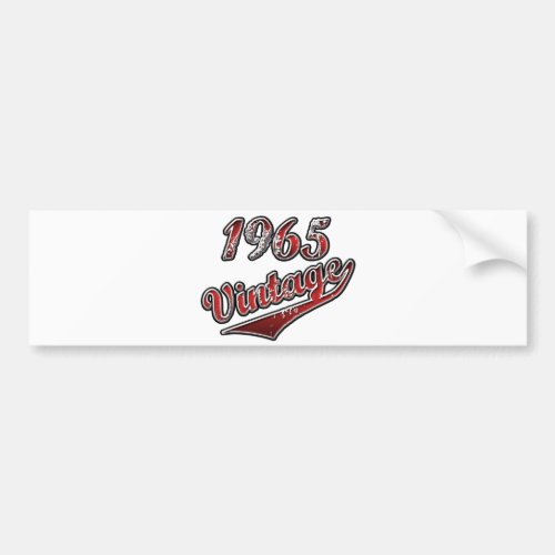 1965 Vintage Bumper Sticker