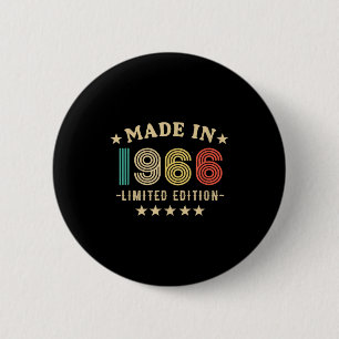 1966 60th Birthday,funny Retro 2026 Gift Him,dad,f Button