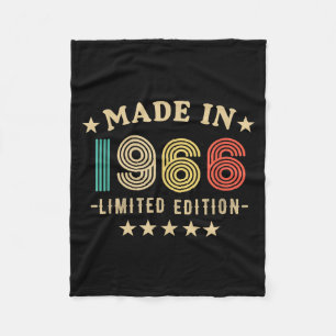1966 60th Birthday,funny Retro 2026 Gift Him,dad,f Fleece Blanket