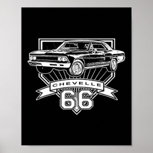 1966 66 Gtx 4th Of July American Poster