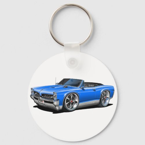 1966/67 GTO Blue Convertible Keychain