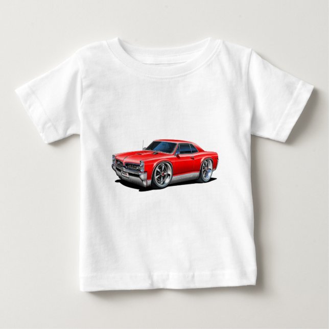 1966/67 GTO Red Car Baby T-Shirt (Front)