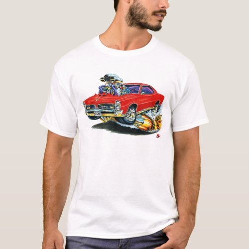 1966_67 GTO Red Car T_Shirt