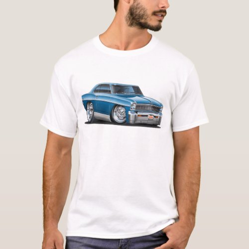 1966_67 Nova Teal Car T_Shirt