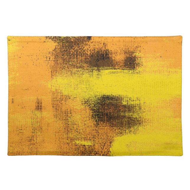 1966 Abstract Cloth Placemat (Front)