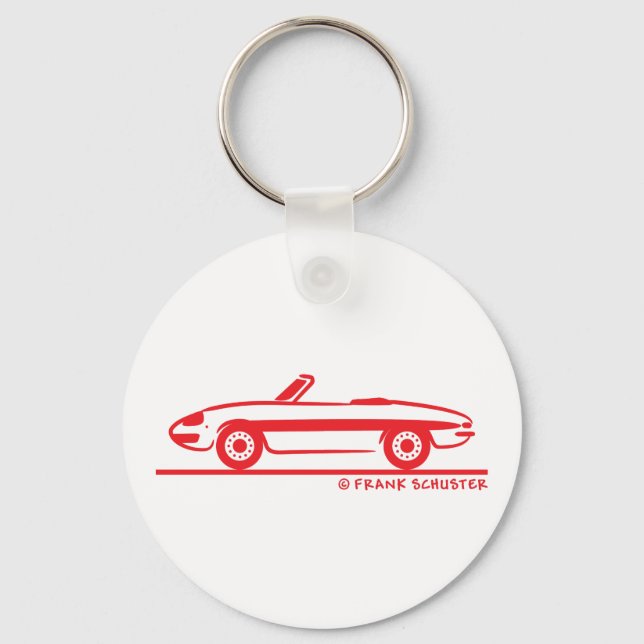 1966 Alfa Romeo Duetto Spider Veloce Keychain (Front)