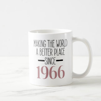 1966 Birthday 60 60th Years Old Gifts Women Mom Coffee Mug