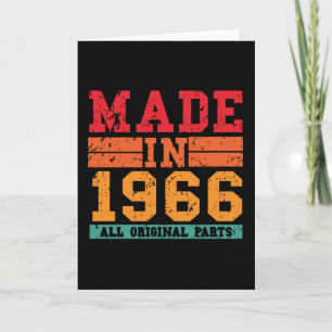 1966 Birthday Vintage Saying Card