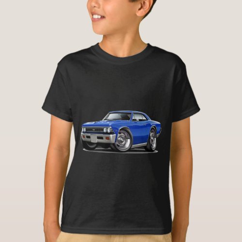 1966 Chevelle Blue Car T-Shirt