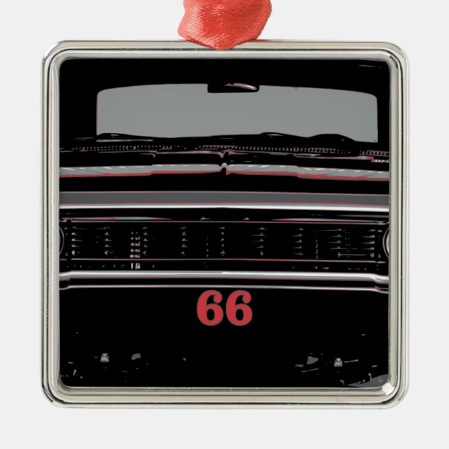 1966 Chevelle Metal Ornament (Front)