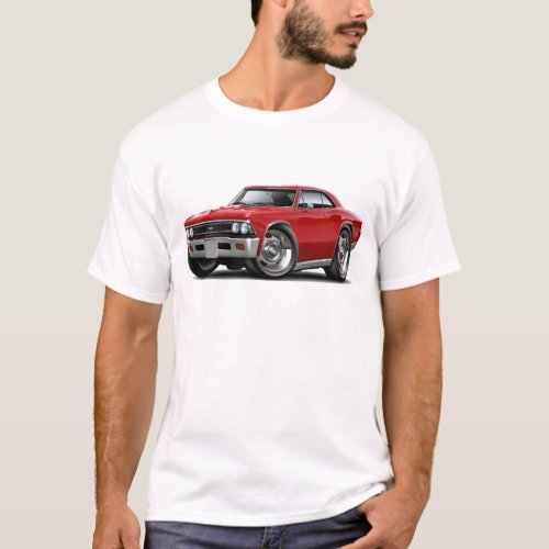 1966 Chevelle Red Car T_Shirt