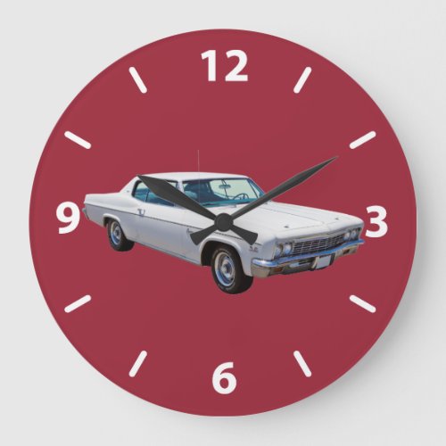 1966 Chevrolet Caprice 427 Muscle Car Large Clock