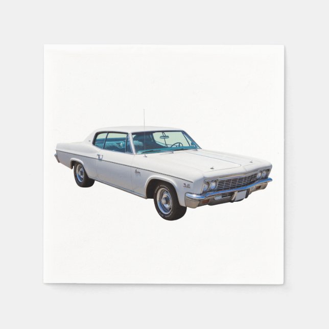 1966 Chevrolet Caprice 427 Muscle Car Paper Napkins (Front)