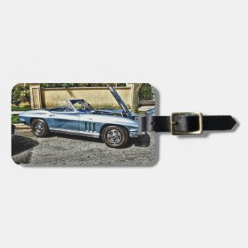 1966 Chevrolet Corvette Luggage Tag by rayNjay_Photography at Zazzle