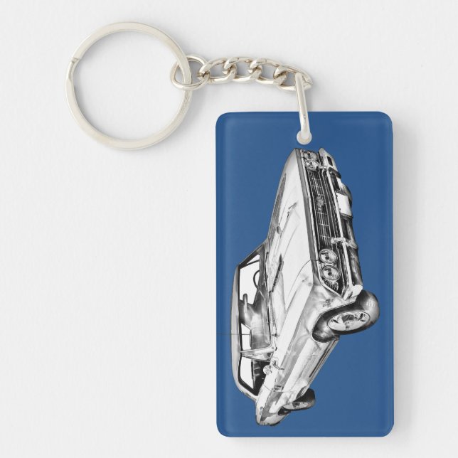 1966 Chevy Chevelle SS 396 Illustration Keychain (Front)