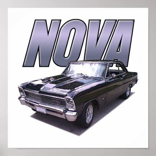 1966 Chevy Nova Poster