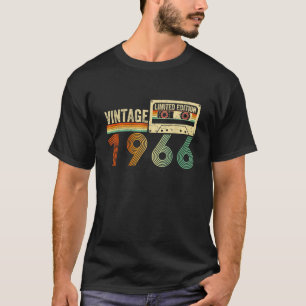 1966 Classic 60th Gift Design For Funny Born in T-Shirt