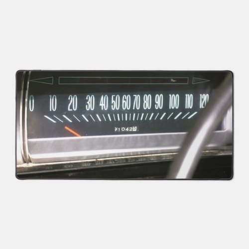 1966 Classic Car Speedometer Desk Mat